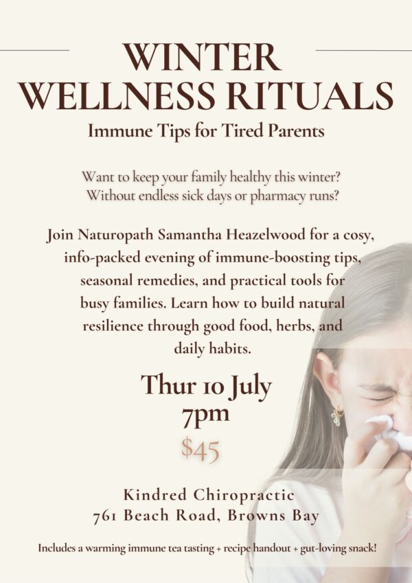 Workshop 2: Family Flu Fighters: Build Winter Wellness from the Inside Out